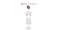 Desktop Screenshot of helloflash.net