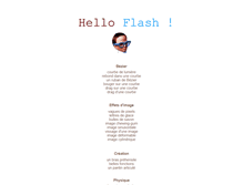 Tablet Screenshot of helloflash.net